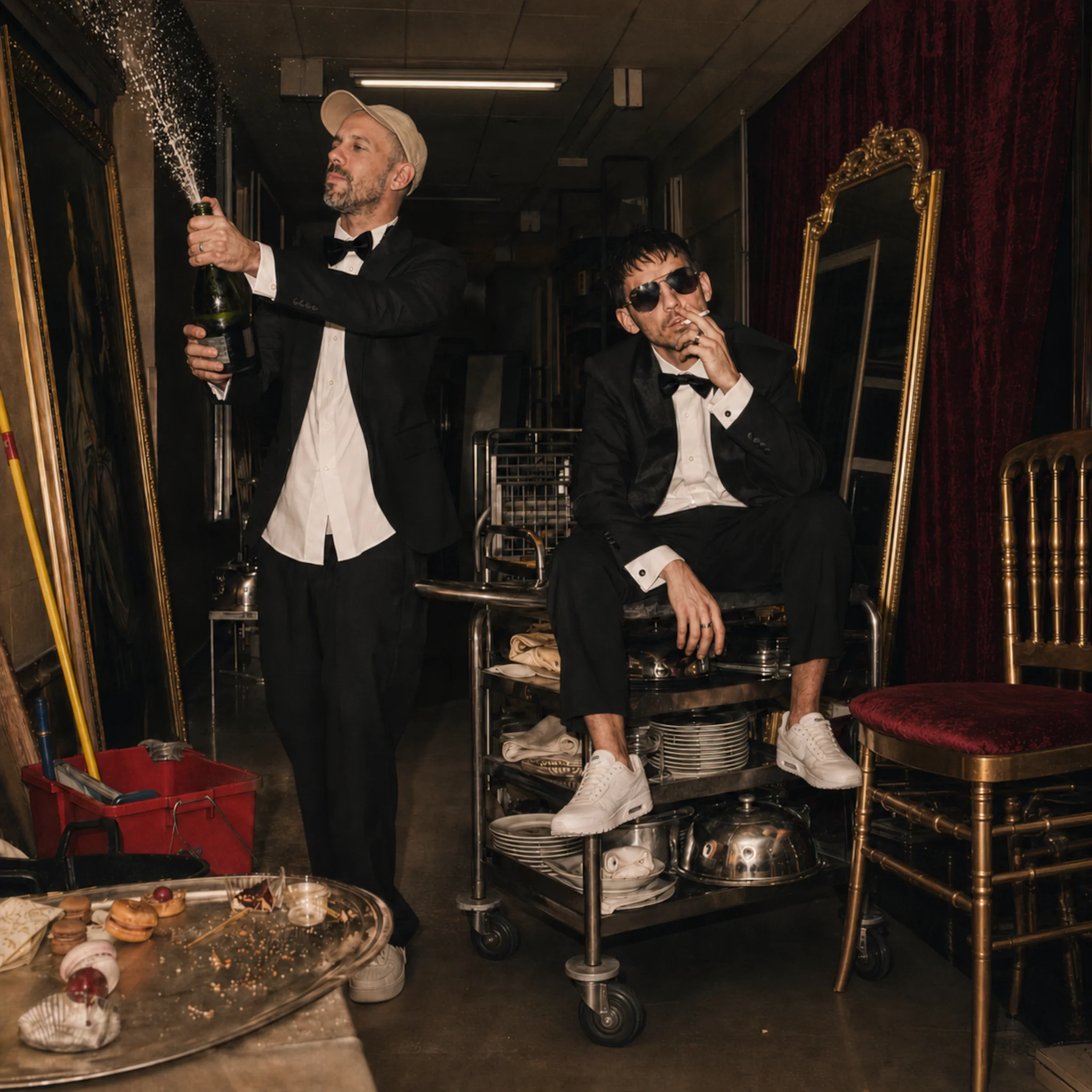 Boris Zordan et Silvio Arienti, T.I.N.A, shooting Feu de tous rois
